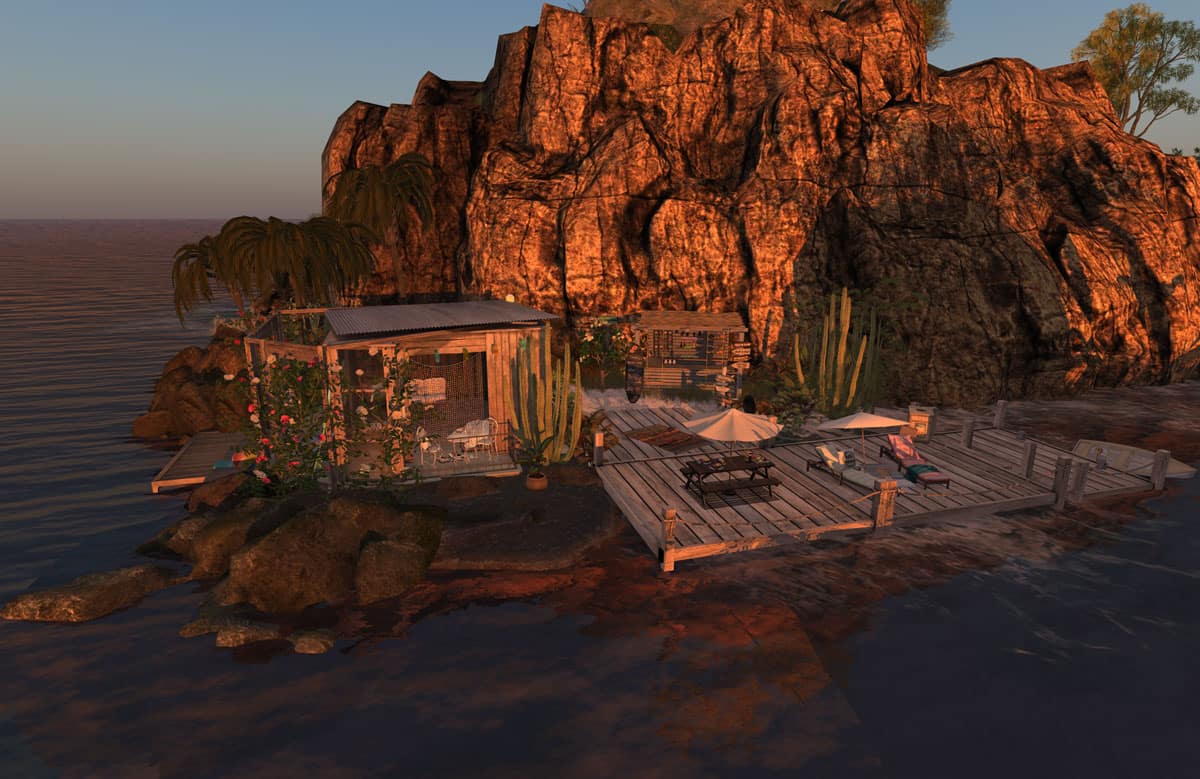 Bliss By The See Aussie Shores Second Life rental